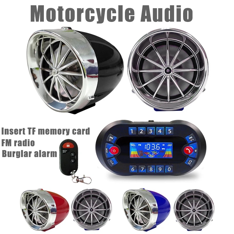 Audio Music Player - MT730 Motorrad Bluetooth Lautsprecher Verstärker Ausgang