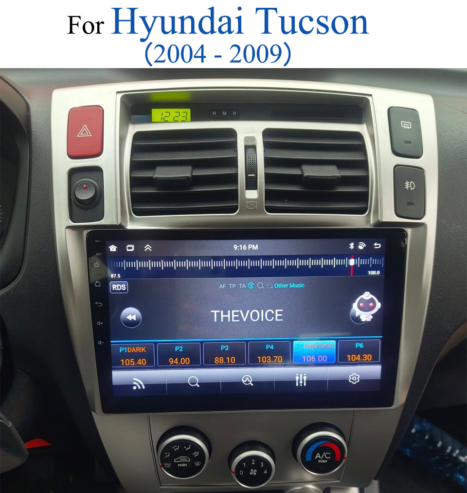 Audio Music Hindi - Autoradio Stereo Für Hyundai Tucson 2004