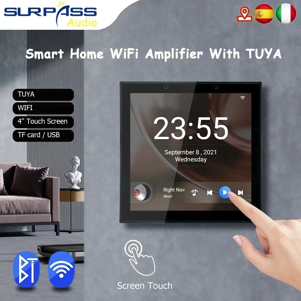 Audio Music System For Home - 4 zoll Smart TUYA WiFi Wand