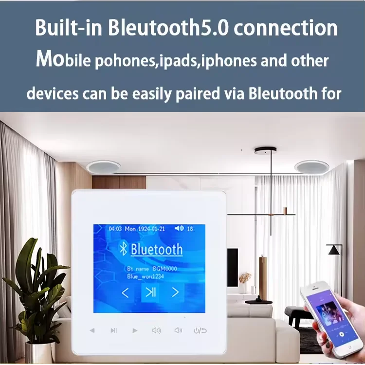Hause Bluetooth Wand Verstärke – Audio Music System For Home Bewertung und Preis