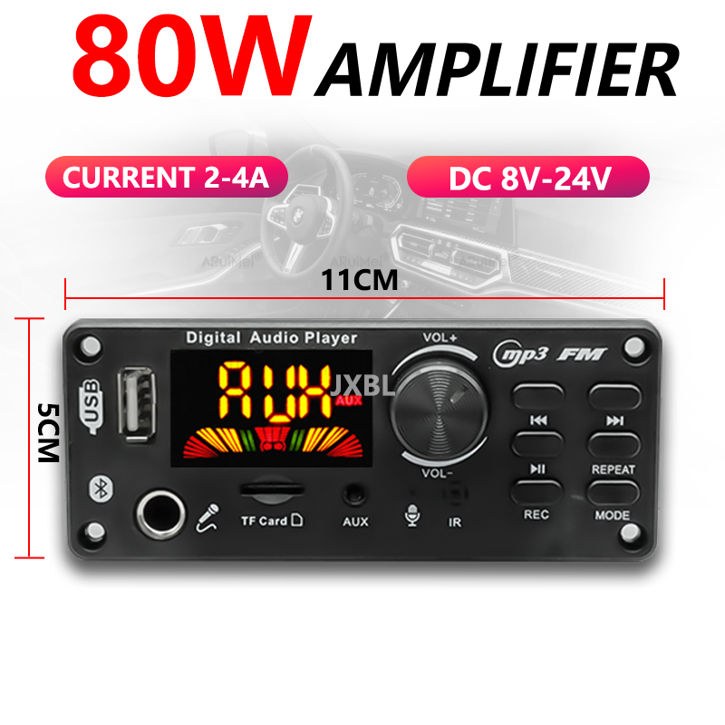 80W Bluetooth 5.0 MP3-Decoder- – Audio Music Player Bewertung und Preis