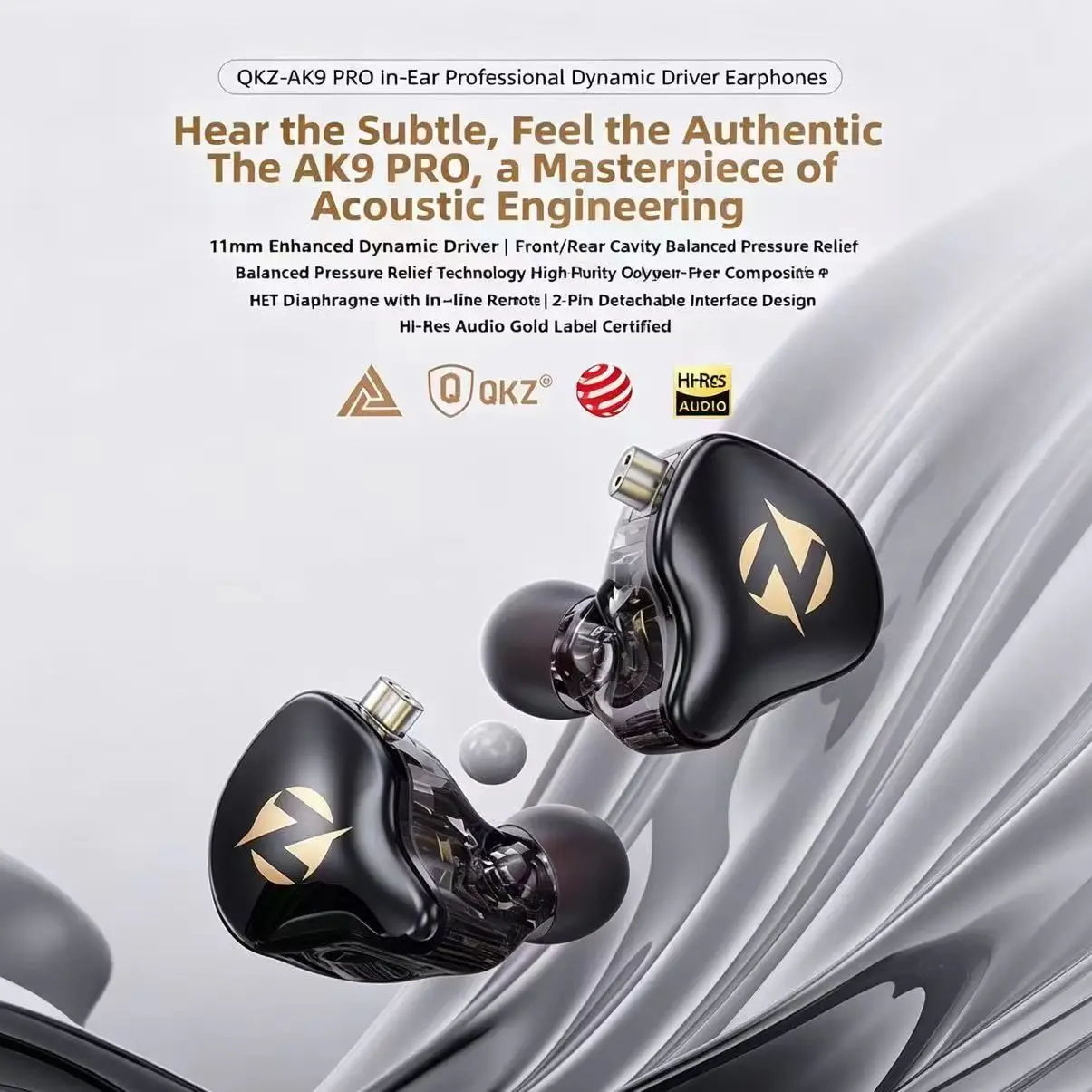 QKZ AK9 PRO In-Ear-Kopfhörer m – Audio Music Editing Bewertung und Preis
