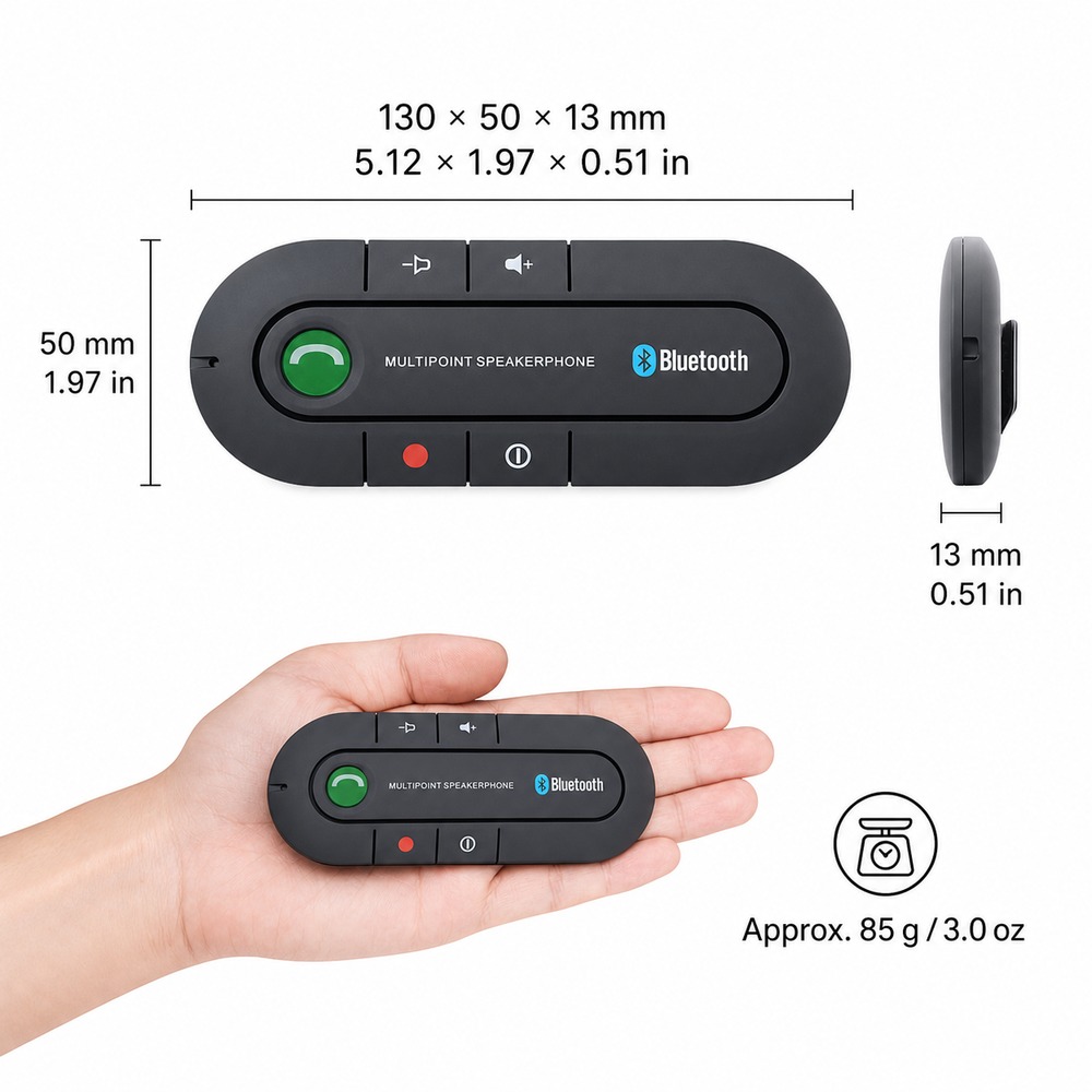 Bluetooth 4.1 Auto-Lautspreche – Audio Music Player Bewertung und Preis